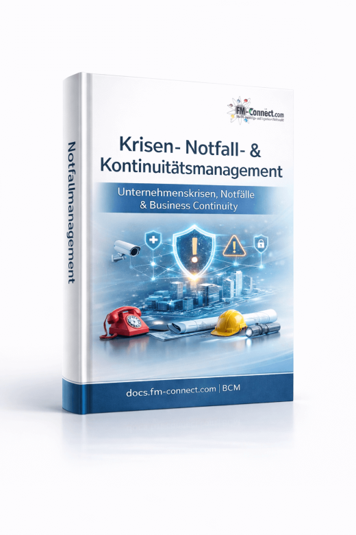 Krisen Notfall Kontinuitätsmanagement Facility Management Betriebsstabilität Business Continuity Cover